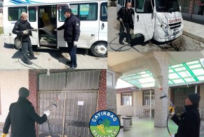 Çayırbağ Belediyesi, dezenfeksiyon çalışmaları aralıksız sürdürüyor